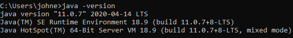 jre installed on windows